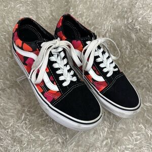 Vans Old Skool Valentine Hearts Skate Shoe Women’s Size 6.5